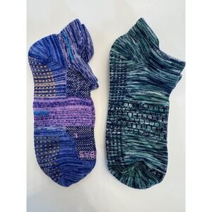 Bombas 2 Pairs Unisex Gripper Ankle Socks Size‎ LARGE NEW